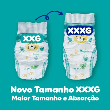 Fralda Pampers Confort Sec Tamanho XXXG 70 Unidades Descart&aacute;veis