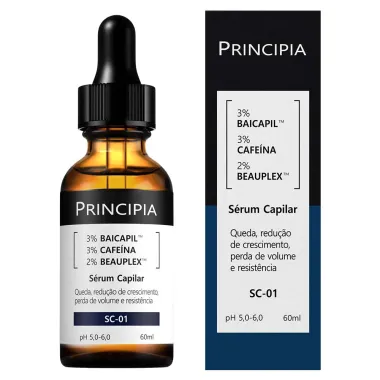 S&eacute;rum Capilar Principia Baicapil Cafe&iacute;na Antiqueda e Crescimento SC 01 60ml