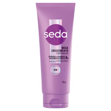 Condicionador Seda Mega Crescimento Dynoxidil e Ceramidas Crescimento Complex 4% 250ml