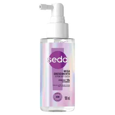 S&eacute;rum Capilar Anti Queda Seda Mega Crescimento Dynoxidil e Ceramidas 100ml
