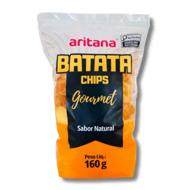Batata Chips Gourmet Sabor Natural Aritana 160g