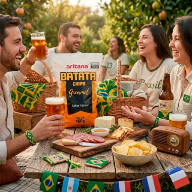 Batata Chips Gourmet Sabor Natural Aritana 160g