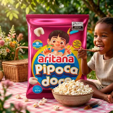Pipoca Doce Aritana com 80g