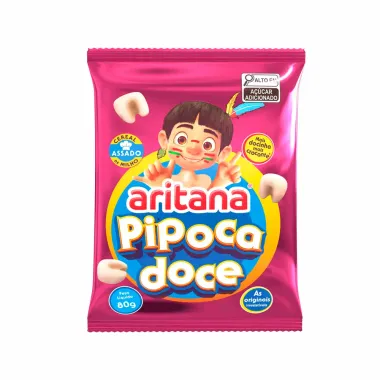 Pipoca Doce Aritana com 80g