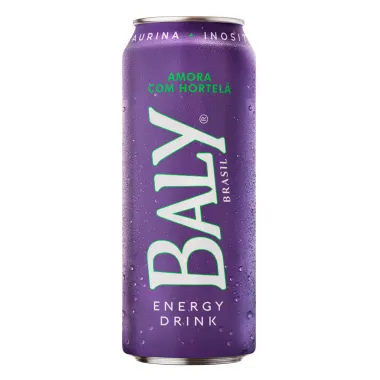 Energ&eacute;tico Baly Energy Drink Amora com Hortel&atilde; 473ml