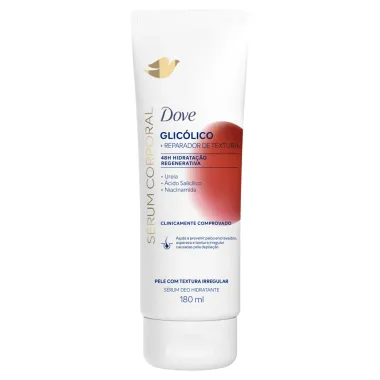 S&eacute;rum Corporal Deo Hidratante Dove Glic&oacute;lico Reparador de Textura Pele com Textura Irregular 180ml