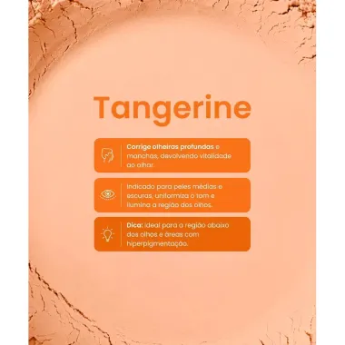 P&oacute; Solto Facial Mari Maria Makeup Soft Silk 2.0 Cor Tangerine 15g