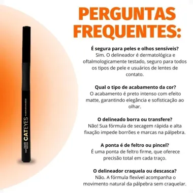 Caneta Delineadora para Olhos Mari Maria Makeup Cateyes