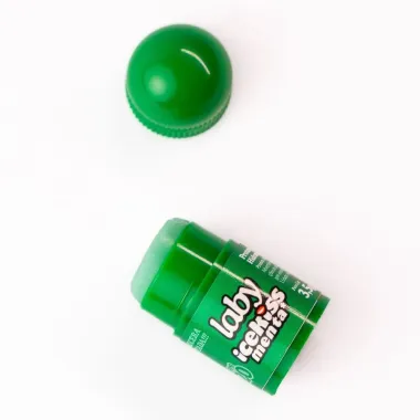 Protetor Labial Hidratante Laby IceKiss FPS 20 Sabores Cereja e Menta 2 Unidades de 3,5g cada