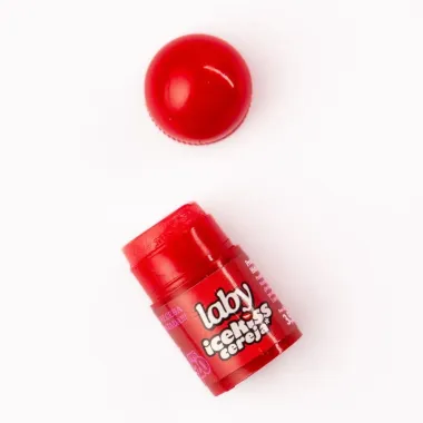 Protetor Labial Hidratante Laby IceKiss FPS 20 Sabores Cereja e Menta 2 Unidades de 3,5g cada