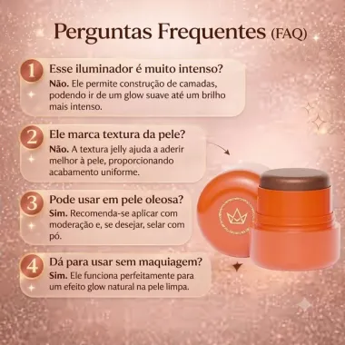 Iluminador Mari Maria Makeup Jelly Stick Ice Glow Glacial Rose