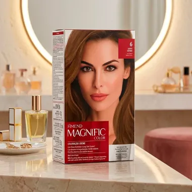 Colora&ccedil;&atilde;o Creme Amend Magnific Color Cor 6 Louro Escuro