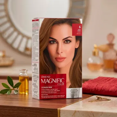 Colora&ccedil;&atilde;o Creme Amend Magnific Color Cor 6 Louro Escuro