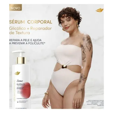Dove S&eacute;rum Hidratante Corporal Glic&oacute;lico e Reparador de Textura Pele com Textura Irregular 380ml