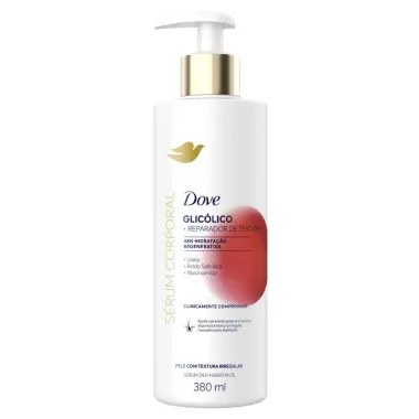Dove S&eacute;rum Hidratante Corporal Glic&oacute;lico e Reparador de Textura Pele com Textura Irregular 380ml