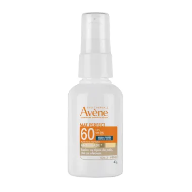 Protetor Solar Facial Av&egrave;ne Mat Perfect Anti-idade FPS 60 Tom 2 M&eacute;dio 40g