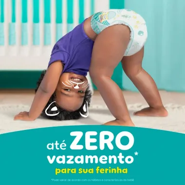 Fralda Pampers Pants Ajuste Total Tamanho XXG com 74 Unidades Descart&aacute;veis Pacote Econ&ocirc;mico