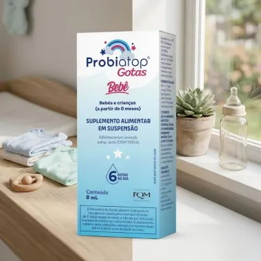 Probiatop Beb&ecirc; Suspens&atilde;o Gotas com 8ml