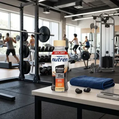 Nutren Protein Suplemento Alimentar com 15g de Prote&iacute;na Sabor Baunilha Zero Lactose 260ml 25% Off