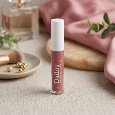 Batom L&iacute;quido Matte Dailus Cor Chocolate 12 Horas 4ml