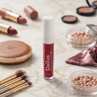 Batom L&iacute;quido Matte Dailus Cor Cherry 12 Horas 4ml