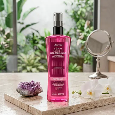 S&eacute;rum Leave In Farmax Liso Espelhado Finalizador 90ml