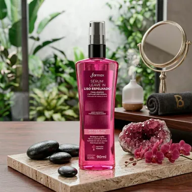 S&eacute;rum Leave In Farmax Liso Espelhado Finalizador 90ml