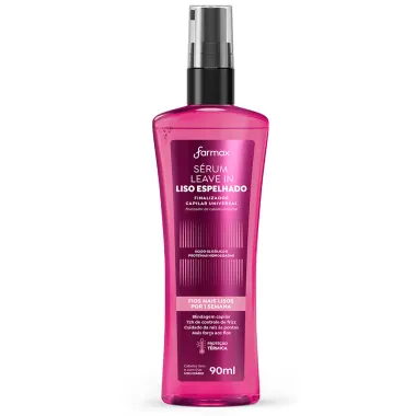 S&eacute;rum Leave In Farmax Liso Espelhado Finalizador 90ml