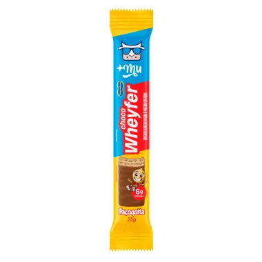 Barra de Prote&iacute;na Choco Wheyfer Mais Mu Sabor Pa&ccedil;oquita Santa Helena com 6g de Prote&iacute;na 25g