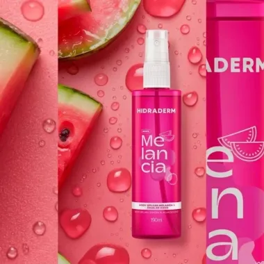Body Splash Hidraderm Melancia e Agua de Coco 190ml