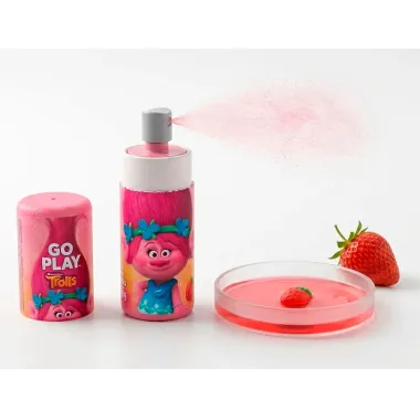 Bala L&iacute;quida Goplay Spray Trolls Morango 25g