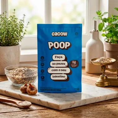 Mix de Farinhas Rico em Fibras Cacow Poop Sach&ecirc; 25g