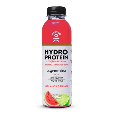 Hydro Protein Moving Sabor Melancia e Lim&atilde;o com 20g de Prote&iacute;na e BCAA Zero A&ccedil;&uacute;car 500ml