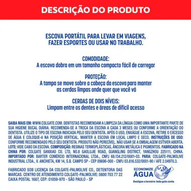 Escova Dental Colgate Port&aacute;til Dobr&aacute;vel Macia 1 Unidade