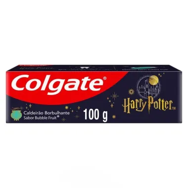 Creme Dental Infantil Colgate Harry Potter Caldeir&atilde;o Borbulhante Sabor Bubble Fruit 100g