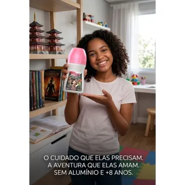 Desodorante Infantil Red Apple Vera Roll-on Sem Alum&iacute;nio + 8 Anos 50ml