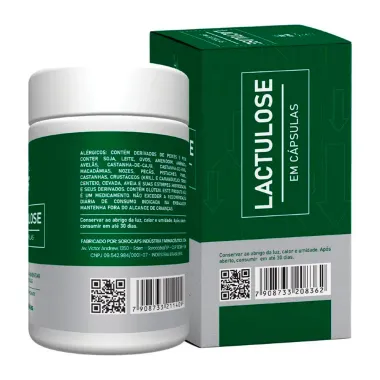 Lactulose Health Labs com 30 C&aacute;psulas