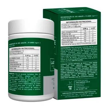 Lactulose Health Labs com 30 C&aacute;psulas