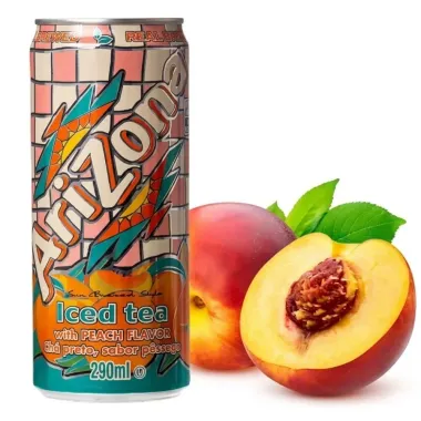 Ch&aacute; Preto Arizona Iced Tea Sabor P&ecirc;ssego 290ml