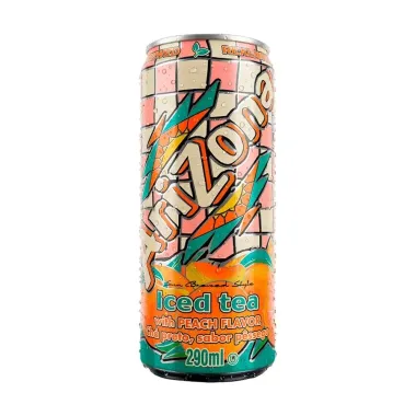 Ch&aacute; Preto Arizona Iced Tea Sabor P&ecirc;ssego 290ml