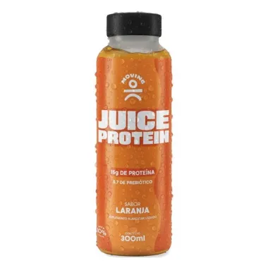 Juice Protein Moving 15g de Prote&iacute;na Sabor Laranja 300ml