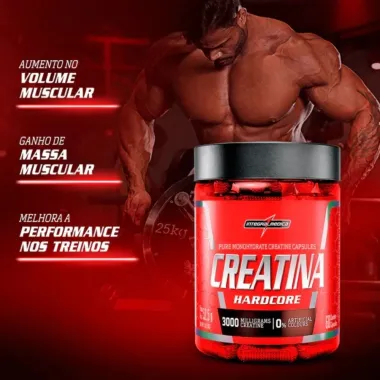 Creatina Integralmedica Hardcore com 60 Capsulas