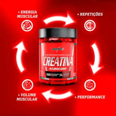 Creatina Integralmedica Hardcore com 60 Capsulas