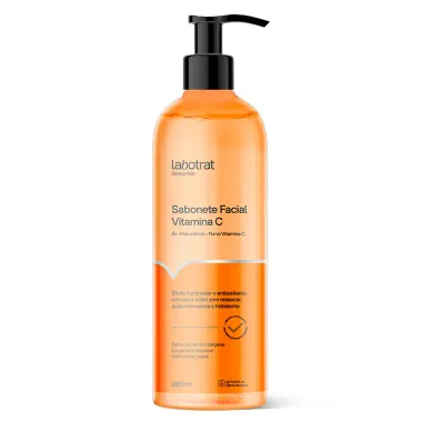 Sabonete Facial Vitamina C Labotrat DermoSkin para Todo os Tipos de Pele 280ml