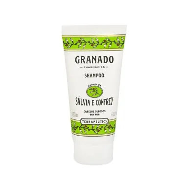 Shampoo Granado Terrapeutics S&aacute;lvia e Confrey para Cabelos Oleosos 180ml