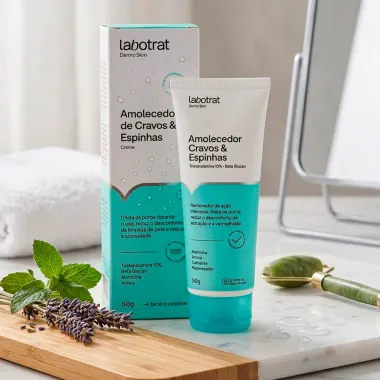 Amolecedor de Cravos e Espinhas Creme Labotrat DermoSkin Facial e Corporal 50g