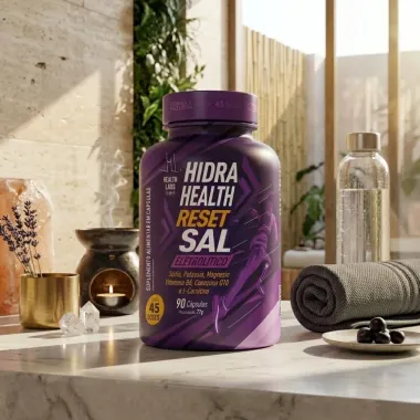 Hidra Health Labs Reset Sal Eletrol&iacute;tico com 90 Capsulas