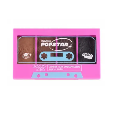 Sombra para Sobrancelhas Ruby Rose Popstar Brow Mix Vibe 2000 com 1 Unidade