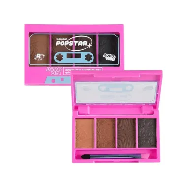 Sombra para Sobrancelhas Ruby Rose Popstar Brow Mix Vibe 2000 com 1 Unidade