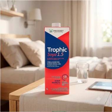 Trophic Soya 1.5 Prodiet F&oacute;rmula Padr&atilde;o para Nutri&ccedil;&atilde;o Enteral e Oral Sabor Baunilha 1L